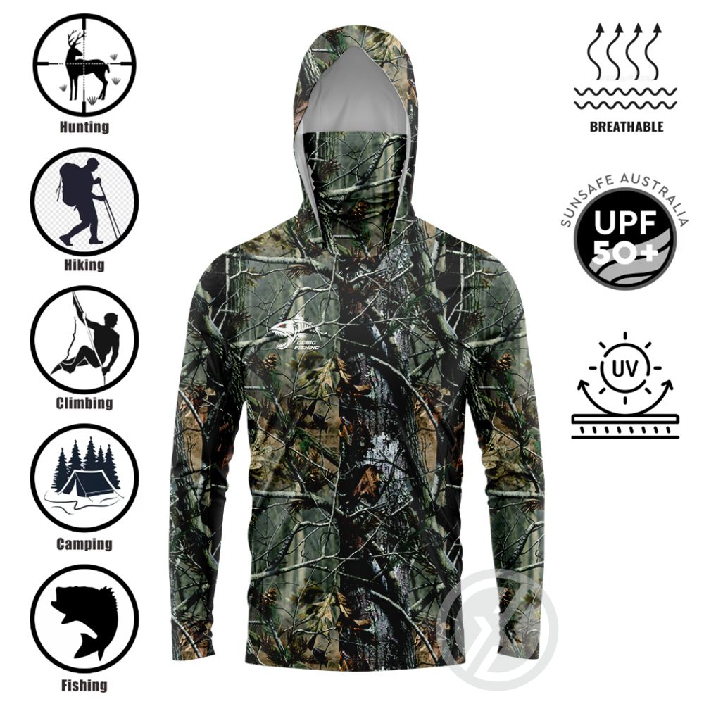 Embellish Knit - Camicia da Pesca con Cappuccio UPF50+