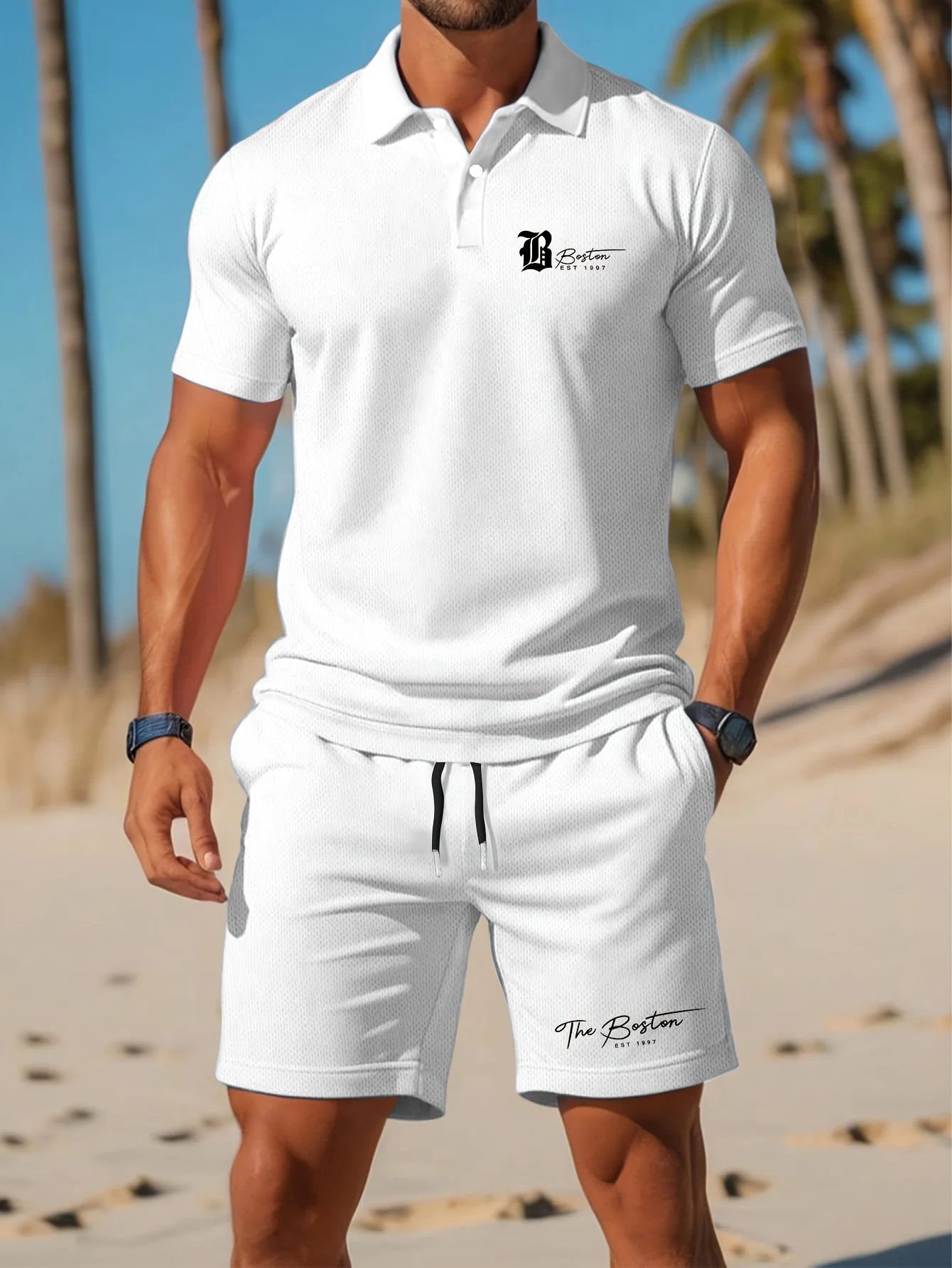 Embellish Knit - Nuovo Set Estivo da Uomo: Polo
