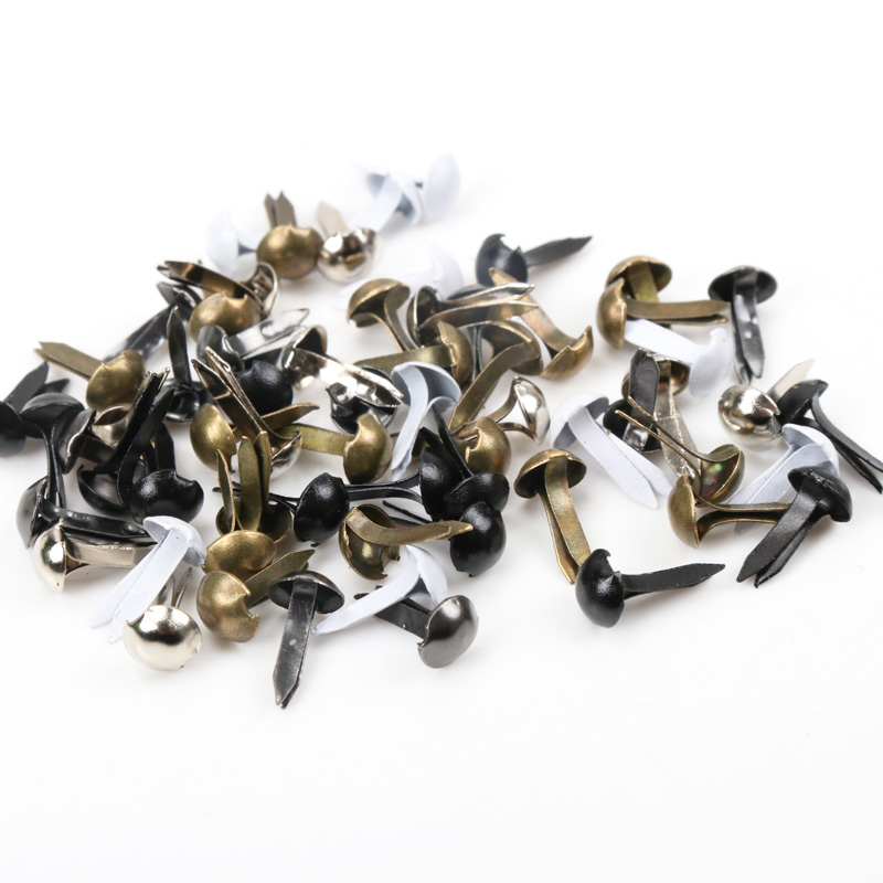 Embellishments For Scrapbooking - 100 pz Misto Rotondo In Metallo