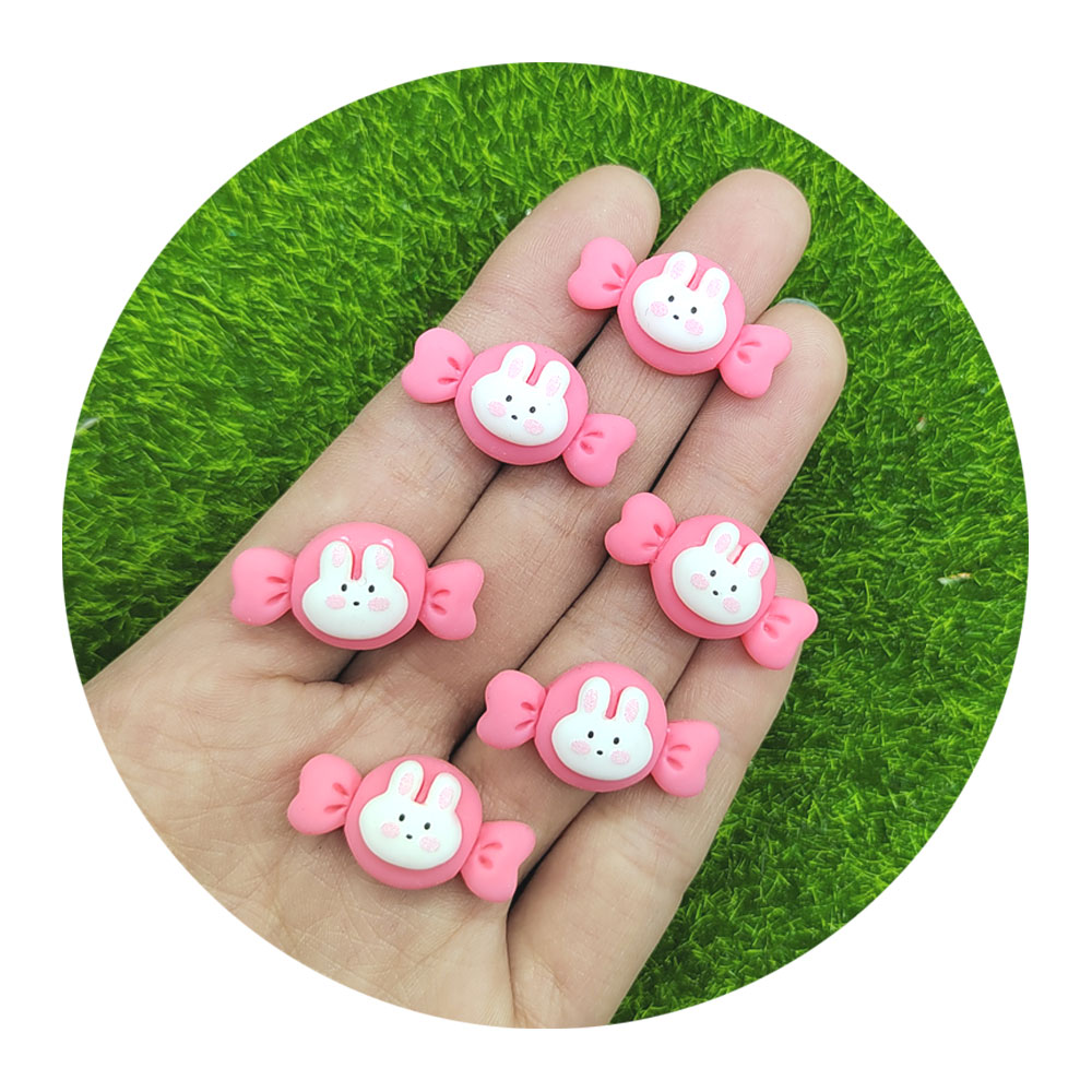 Embellishments For Scrapbooking - 20/50/100PCS Pasqua Resina Mini Coniglio Caramelle