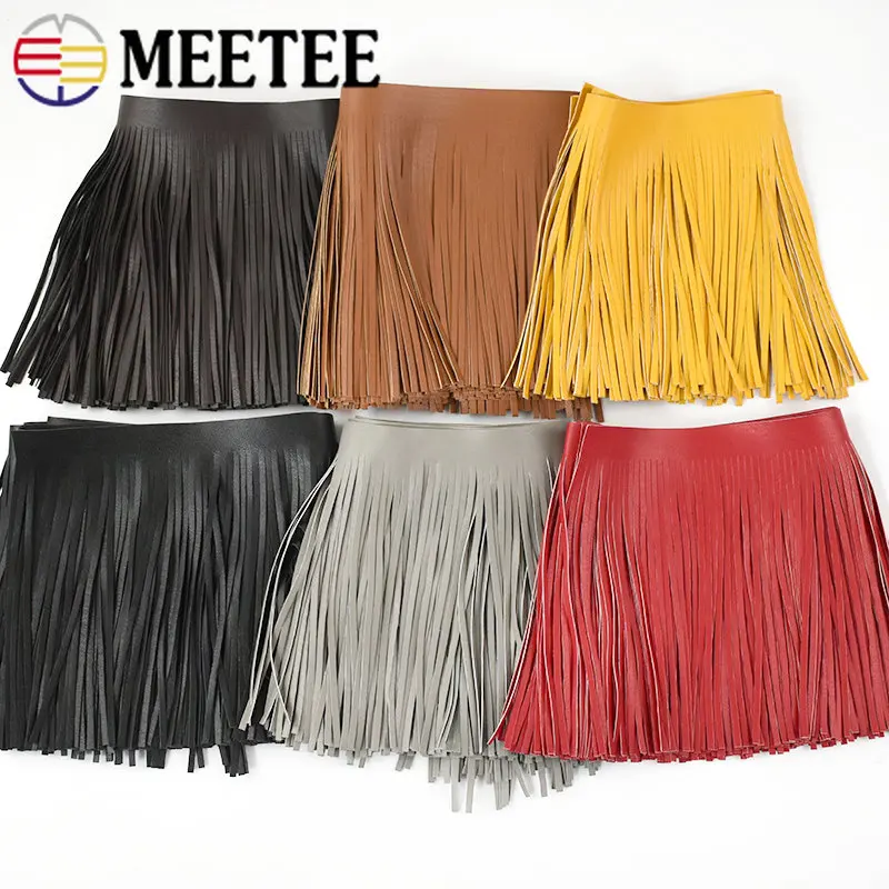 Beaded Trim Fringe - 1 Metro Meetee 10-30cmX5mm PU Pelle