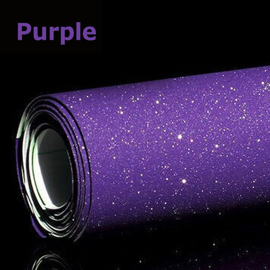 Glitter Vinyl Roll - 10/20/30/40/50/58X152CM/Lotto Pellicola vinilica glitterata viola per