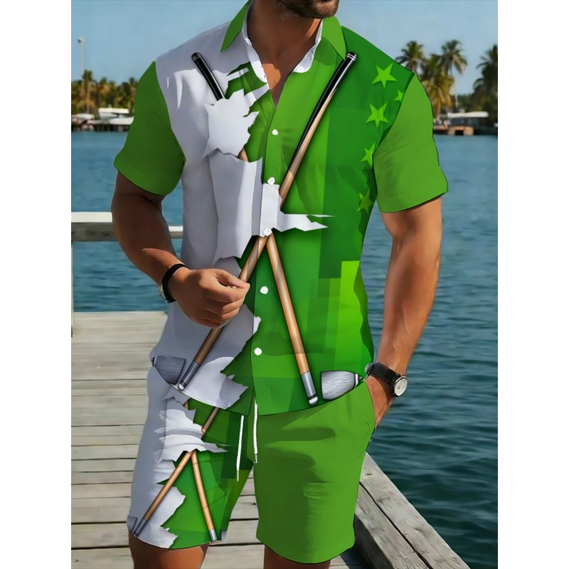 Embellish Knit - Set Camicia e Pantaloni Leggeri Casual