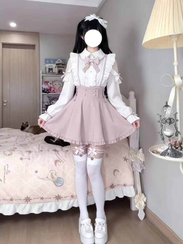 Set 2 Pezzi Lolita Giapponese  - Elastic Lace Trim recensione e prezzo