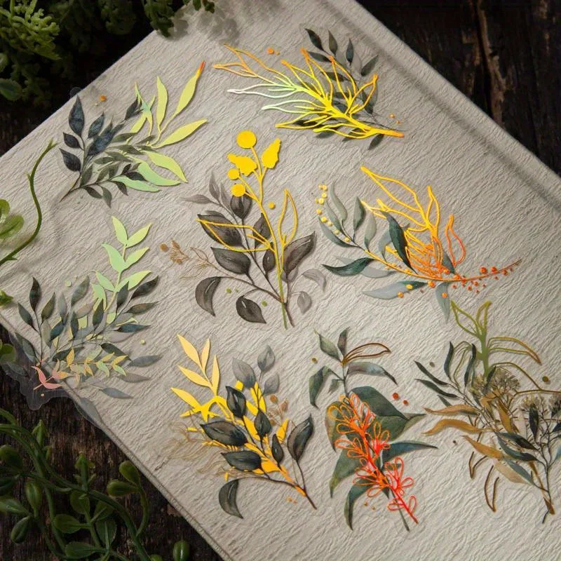 Adesivi botanici vintage, deco - Embellishments For Scrapbooking recensione e prezzo