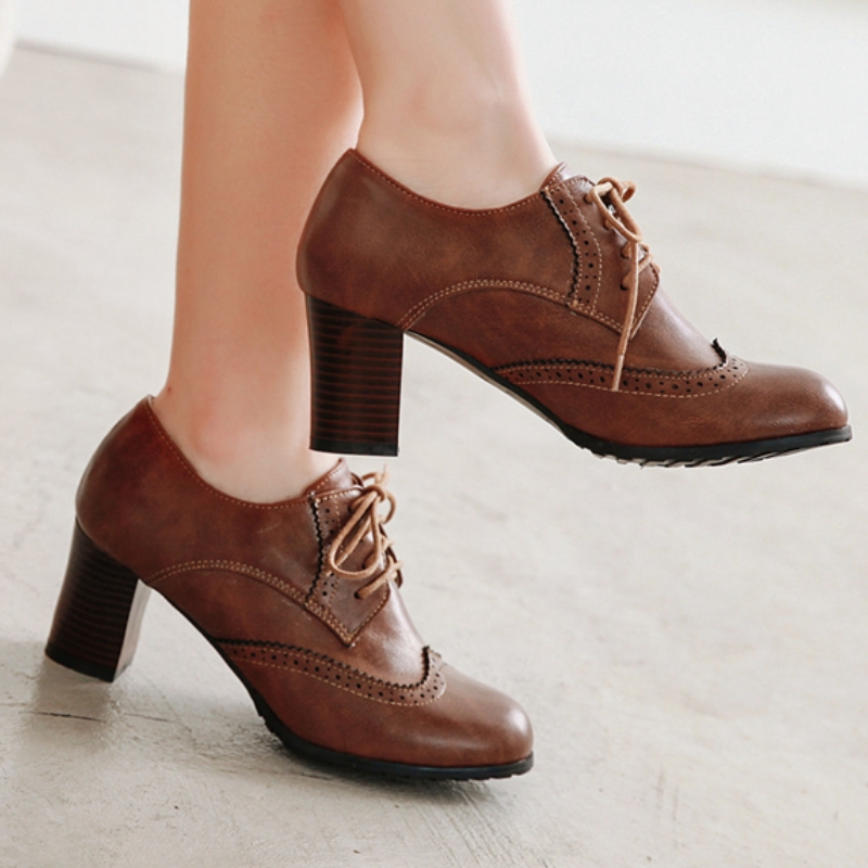 Scarpe fannullone con tacco al - Guipure Lace Panel recensione e prezzo