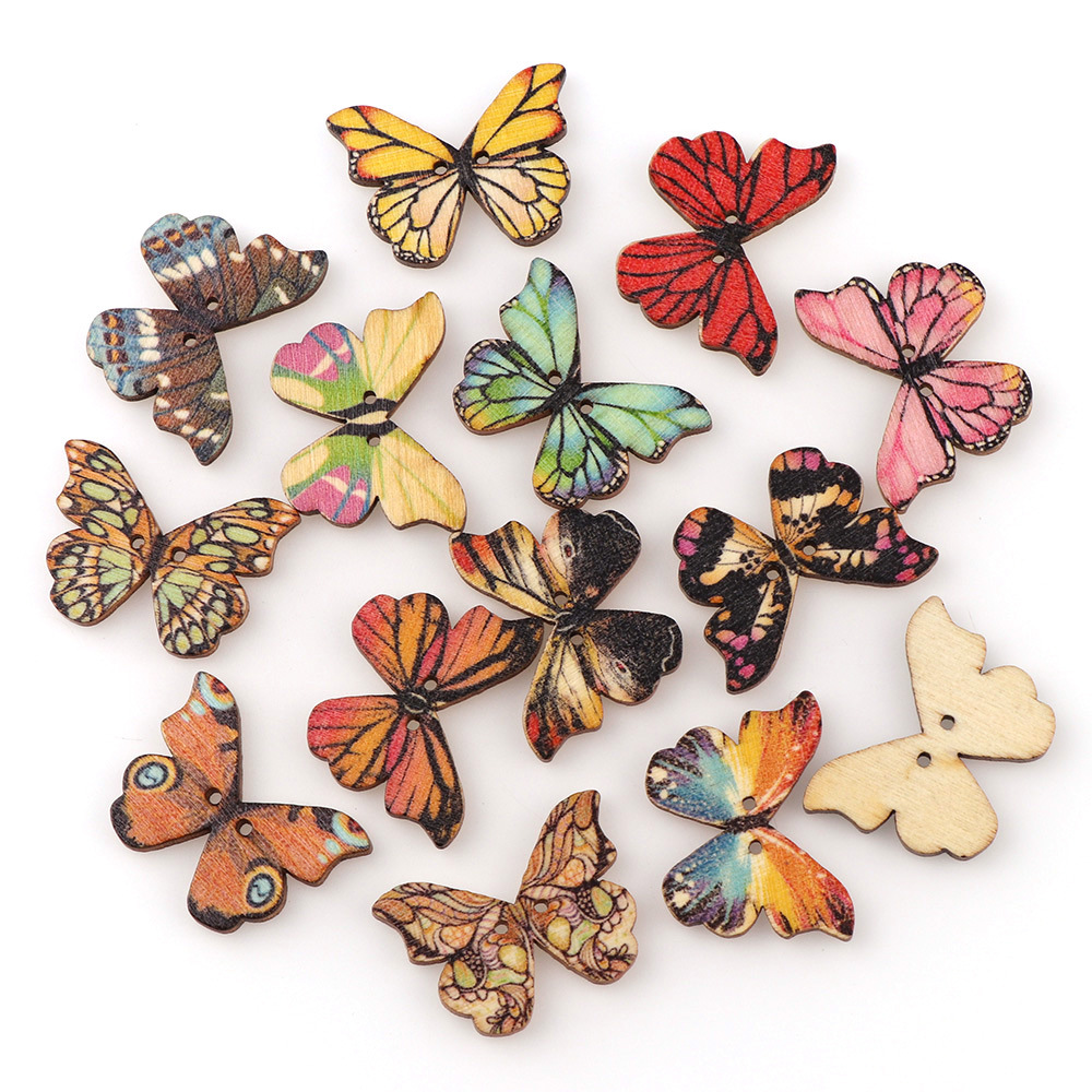 50 bottoni in legno a forma di - Embellishments For Scrapbooking recensione e prezzo