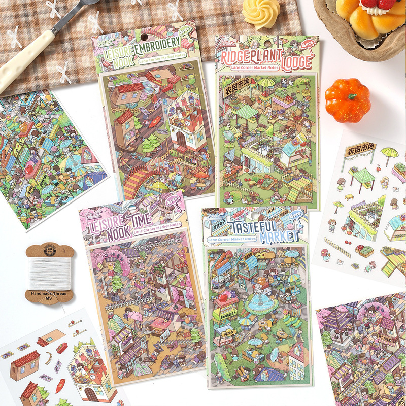 4 fogli di adesivi 3D a tema c - Embellishments For Scrapbooking recensione e prezzo
