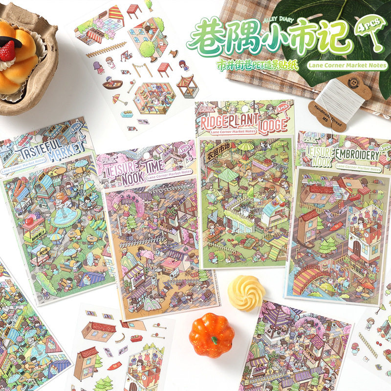 4 fogli di adesivi 3D a tema c - Embellishments For Scrapbooking recensione e prezzo