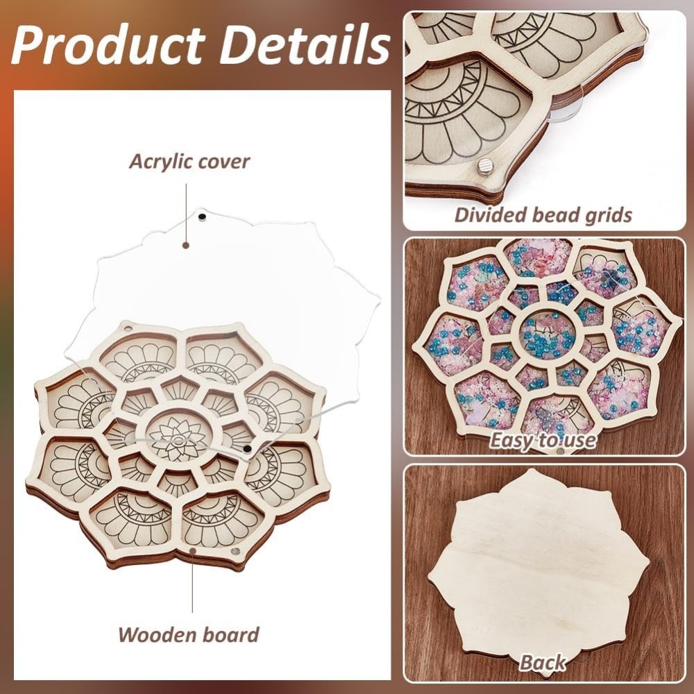 Vassoio portaoggetti per perli - Craft Embellishment Storage recensione e prezzo