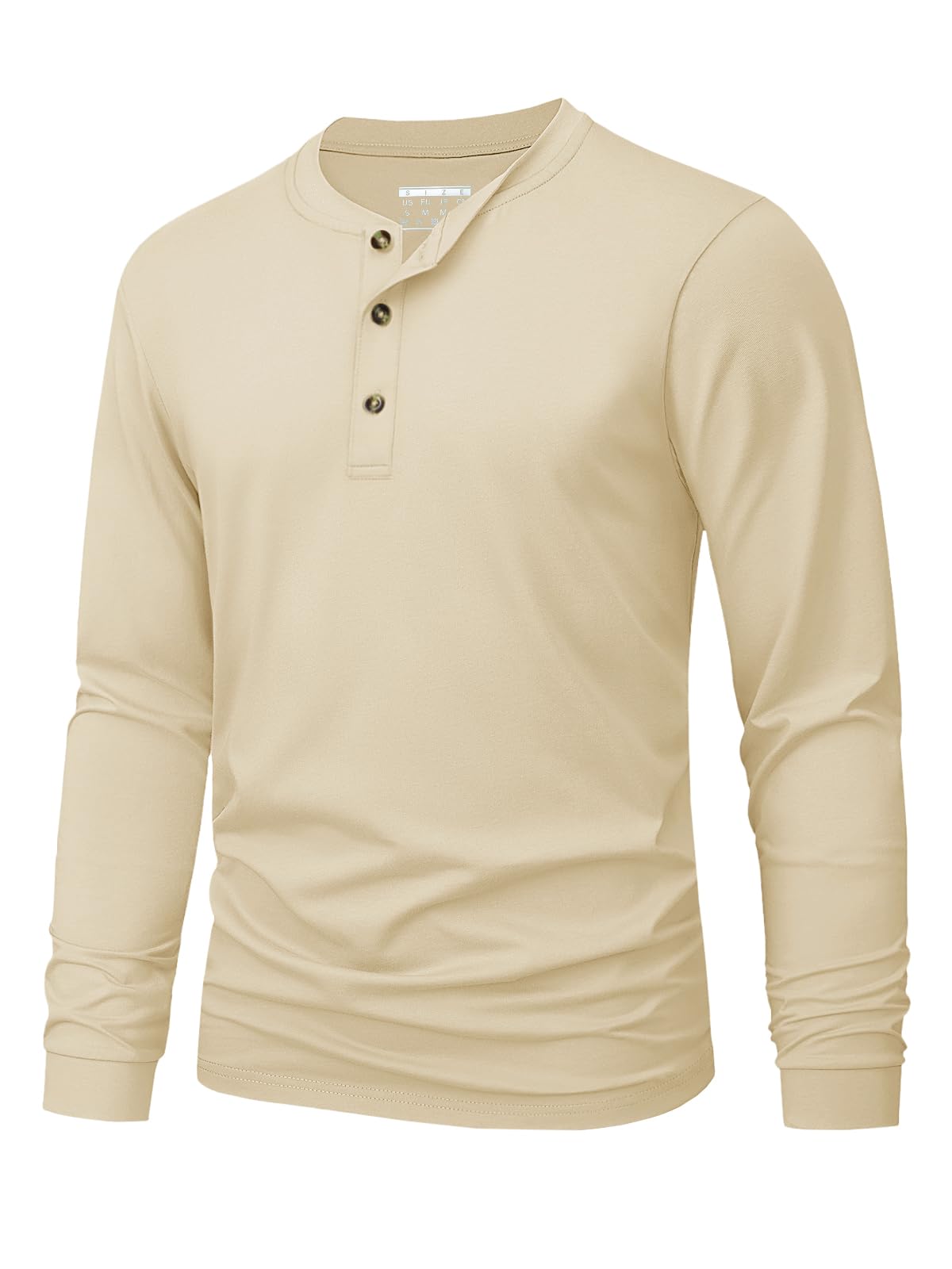 T-shirt Henley da uomo, tinta  - Embellish Knit recensione e prezzo