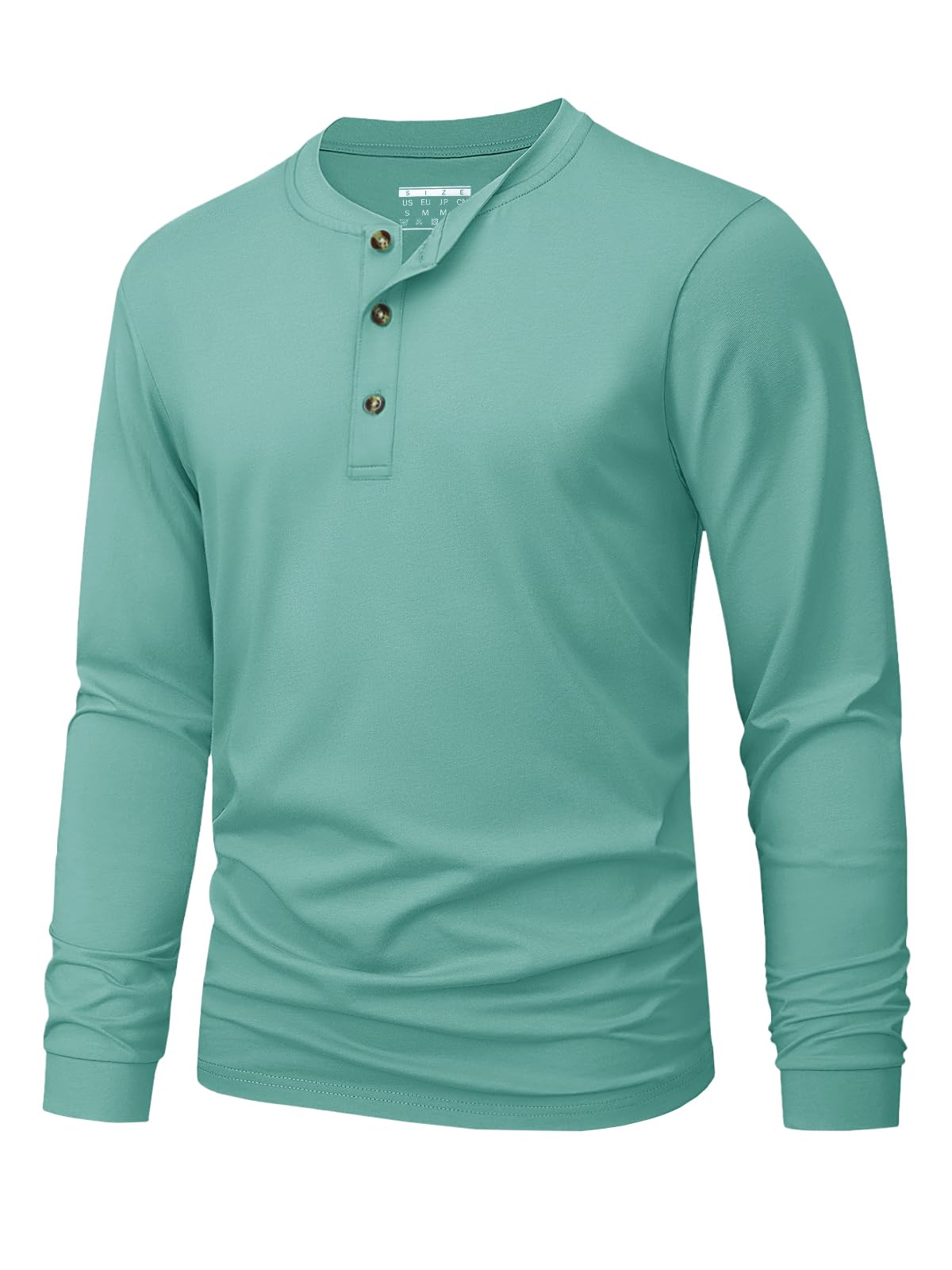 T-shirt Henley da uomo, tinta  - Embellish Knit recensione e prezzo